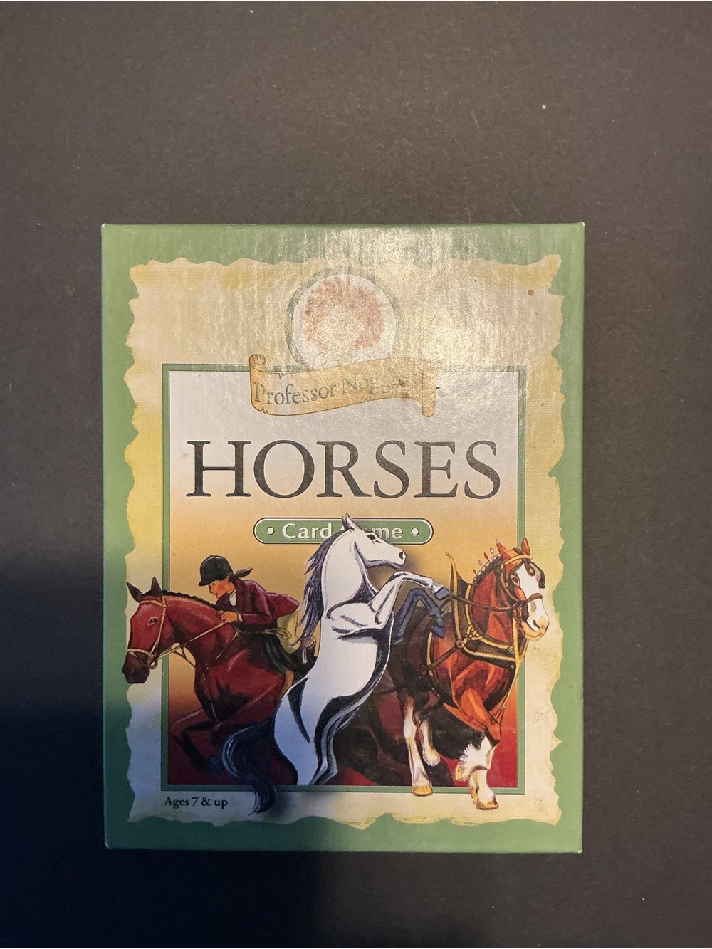 Horses Card Game - Green